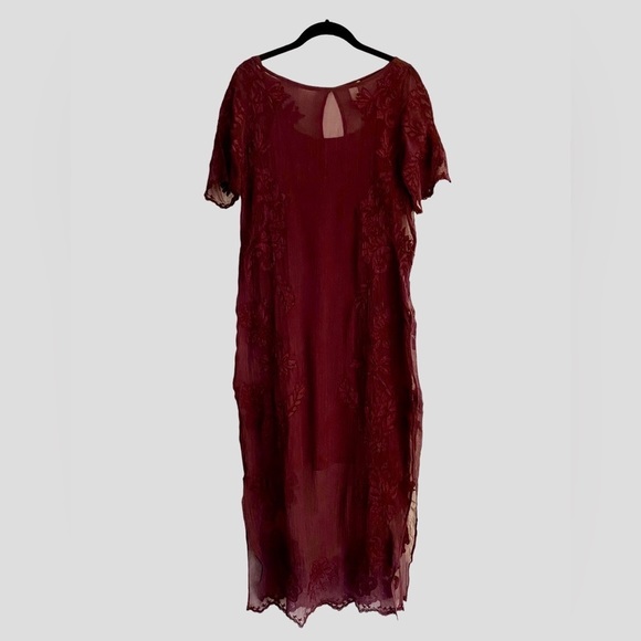 Sundance The Divine Ms. Brooks Sheer Embroidered Maxi Dress - Picture 2 of 6